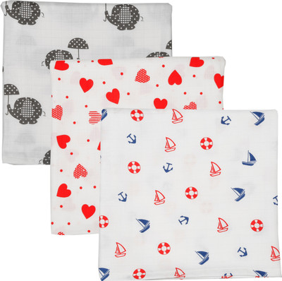 

Brother Baby Motifs, Animal  Blanket(Microfiber, White