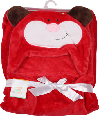 

Ole Baby Plain  Blanket(Fur, Red