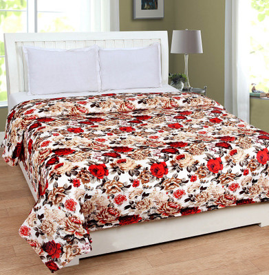 

Zesture Floral  Coral Blanket(Polyester, Multicolor