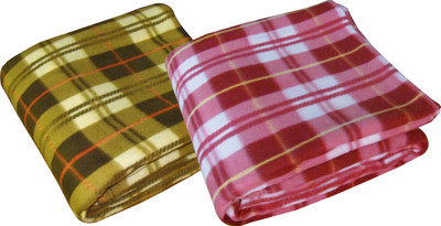 

YNA Checkered Single Comforter(Microfiber, Multicolor)