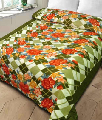 

Zesture Floral  Coral Blanket(Polyester, Multicolor