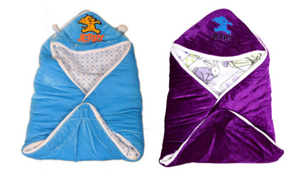 

Feathers Plain  Baby Sleep Sack(Microfiber, Multicolor