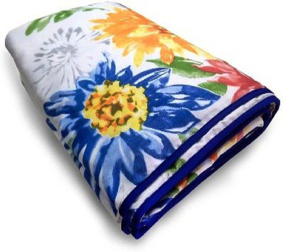 

ColorVine Floral Single Dohar(Microfiber, White Multicolor)
