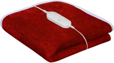 

Super India Plain  Electric Blanket(Polyester, Orange