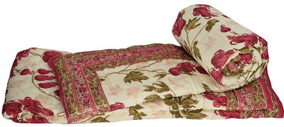 

Kaarigar Printed Single Comforter(Microfiber, Red)