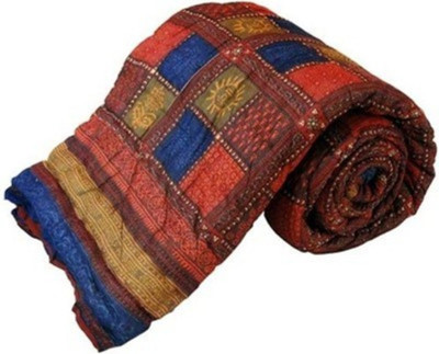 

Marwal Checkered  Comforter(Cotton, Multicolor