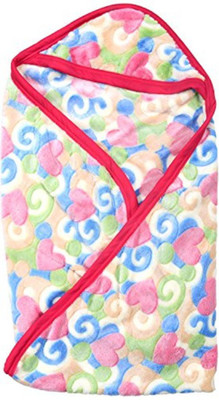 

Love Bird Self Design  Blanket(Microfiber, Pink