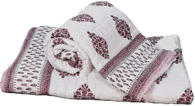 

Kaarigar Printed Single Comforter(Cotton, Brown)