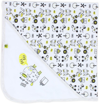 

FS MINI KLUB Cartoon  Blanket(Cotton, White