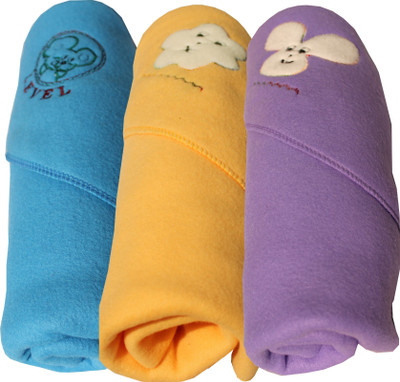 

My NewBorn Cartoon  Blanket(Polyester, Purple, Beige, Light Blue, Beige;light blue;purple