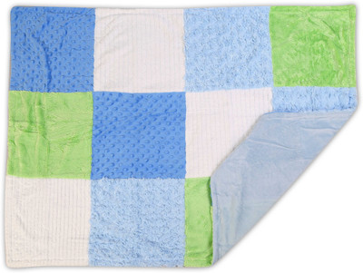

Babyoodles Checkered  Crib Baby Blanket(Microfiber, Multicolor