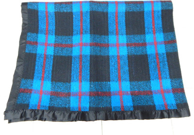 

Peponi Checkered  Coral Blanket(Microfiber, Multicolor