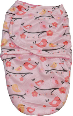 

Baby Bucket Cartoon  Swadding Baby Blanket(Microfiber, Pink