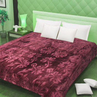 

Zesture Floral  Mink Blanket(Microfiber, Lavender