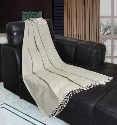 

Sferra Plain  Throw(Microfiber, Moss