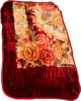 

Amita Home Furnishing Floral  Blanket(Microfiber, Multicolor