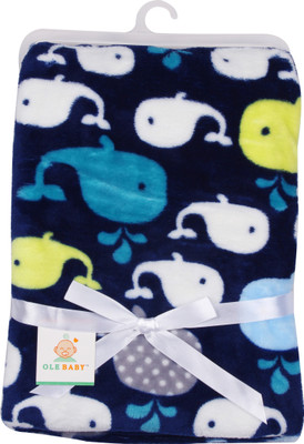 

Ole Baby Animal  Blanket(Fur, Navy Blue