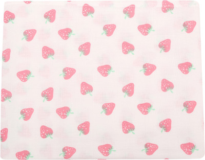

Brother Baby Printed  Swadding Baby Blanket(Microfiber, Pink with green