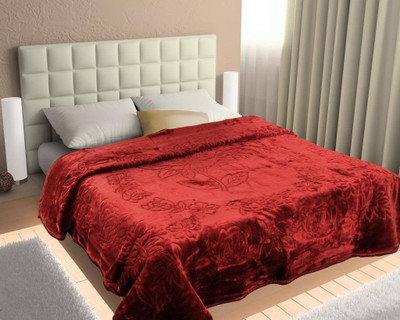 

Home Candy Floral  Mink Blanket(Microfiber, Multicolor