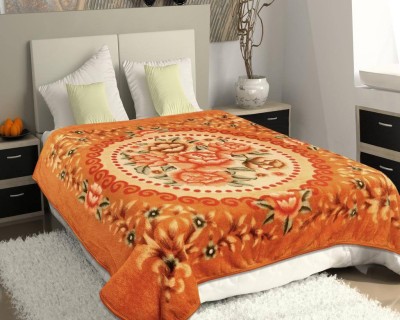 

Home Candy Floral  Mink Blanket(Microfiber, Multicolor