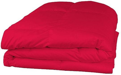 Misr Plain Single Comforter(Microfiber, Pink) Misr Plain Single Comforter(Microfiber, Pink)