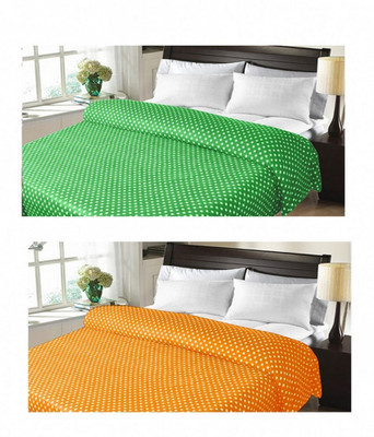 

Sanvi Traders Polka  Blanket(Microfiber, Multicolor