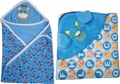 

Brandonn Polka  Blanket(Microfiber, Blue