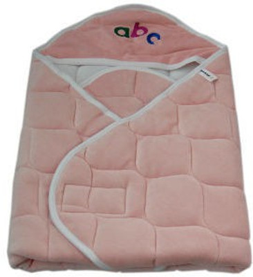 

Quick Dry Plain  Hooded Baby Blanket(Cotton, Pink