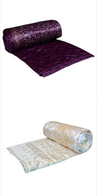 

chelsi Printed Double Comforter(Microfiber, Multicolor)