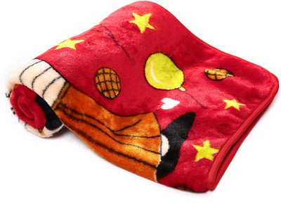 

Jain International Cartoon  Blanket(Microfiber, Red
