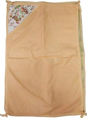 

Golddust Floral  Hooded Baby Blanket(Microfiber, Orange