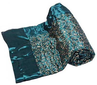 EZRA Floral  Comforter(Microfiber, Green