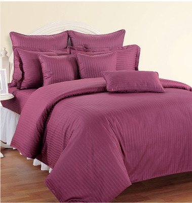 27% OFF on Swayam Striped Double Comforter(Cotton, Purple) 27% OFF on Swayam Striped Double Comforter(Cotton, Purple)