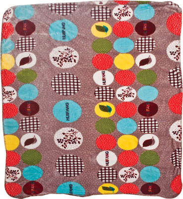 

MeeMee Printed  Blanket(Microfiber, Grey