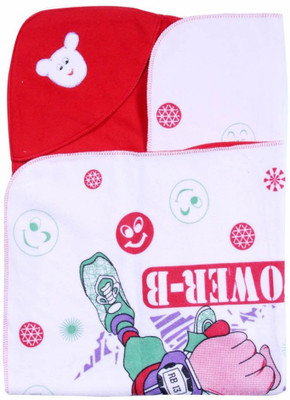 

Chote Janab Plain  Hooded Baby Blanket(Microfiber, Multicolor