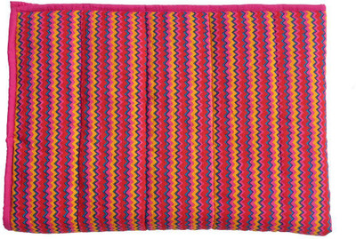 

Wobbly Walk Abstract  Blanket(Cotton, Pink