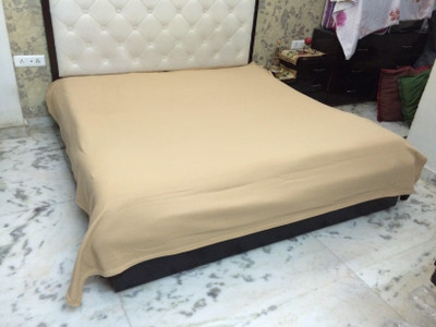 

Galaxy Plain Double Coral Blanket(Microfiber, Beige)