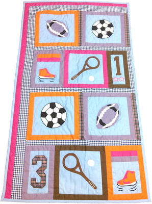 68% OFF on Hugs N Rugs Embroidered Single Top Sheet(Cotton, Multicolor)