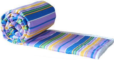 1% OFF on Snuggle Striped Double Dohar(Cotton, Multicolor) 1% OFF on Snuggle Striped Double Dohar(Cotton, Multicolor)