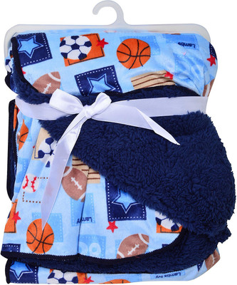 

Baby Bucket Printed  Blanket(Microfiber, Blue