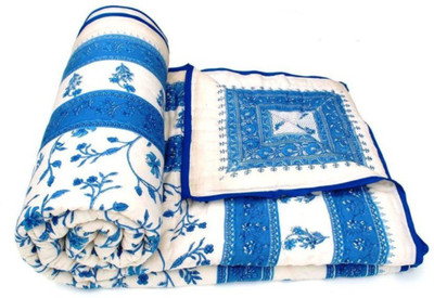 

Sellstra Floral  Comforter(Cotton, Blue