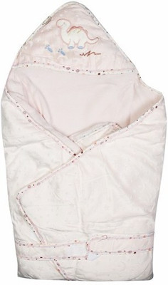 icablw Animal  Hooded Baby Blanket(Polyester, Pink