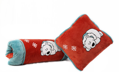 

Babyoodles Animal  Comforter(Microfiber, Red