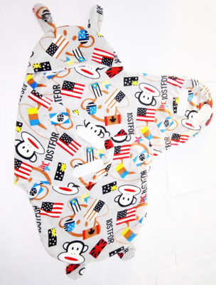 

Baby Grow Printed  Swadding Baby Blanket(Microfiber, Grey