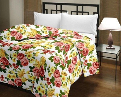 

Blanket Bazaar Floral  Dohar(Poly Cotton, Multicolor