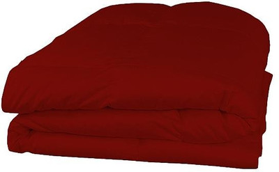 9% OFF on LNT Plain Single Quilt(Microfiber, Red) 9% OFF on LNT Plain Single Quilt(Microfiber, Red)