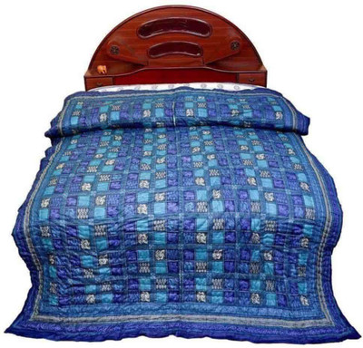 

Sellstra Floral  Comforter(Microfiber, Blue
