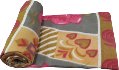 

Welhouse India Floral  Blanket(Microfiber, Multicolor
