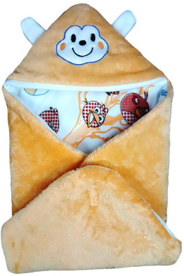 

Brandonn Printed  Blanket(Microfiber, Peach