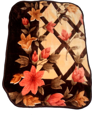 

Amita Home Furnishing Floral  Blanket(Microfiber, Multicolor